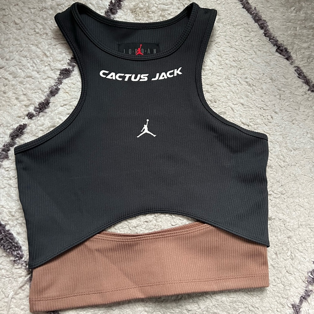 Jordan x Cactus Jack travis scott cutout tank top